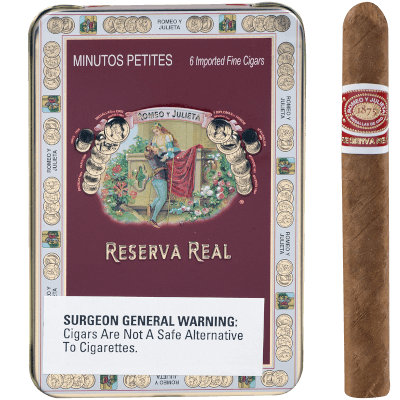Romeo Y Julieta Reserva Real Minutos Petites 6 Tins