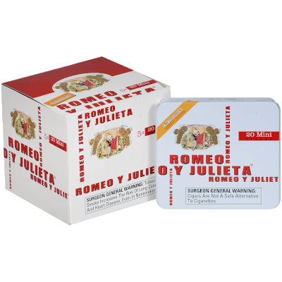 Romeo Y Julieta Mini-Original (White) Tins