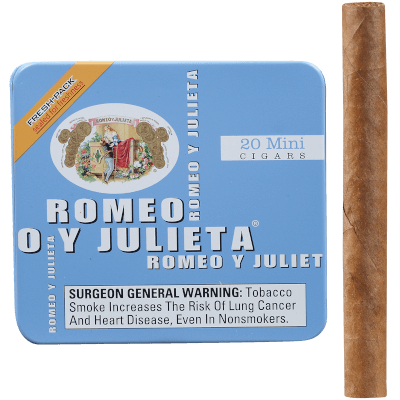 Romeo Y Julieta Mini-Mild (Blue) Tins