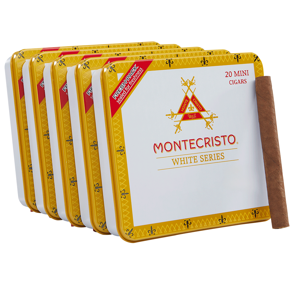 Montecristo Cigars White Series Mini Cigarillo Tins