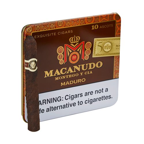 Macanudo Ascots Maduro Cigarillo Tins