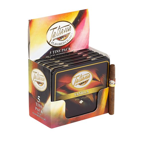 Tatiana Flavored Mini Cigarillos Vanilla Tins