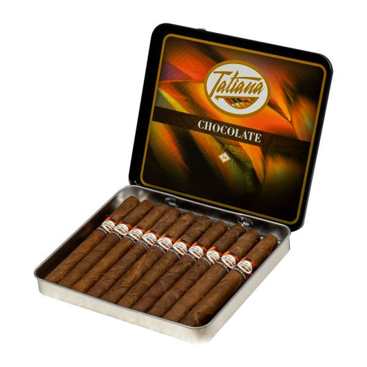 Tatiana Flavored Mini Cigarillos Chocolate Tins