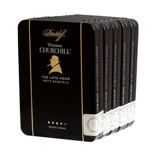 Davidoff Winston Churchill Late Hour Petit Panetela Tins