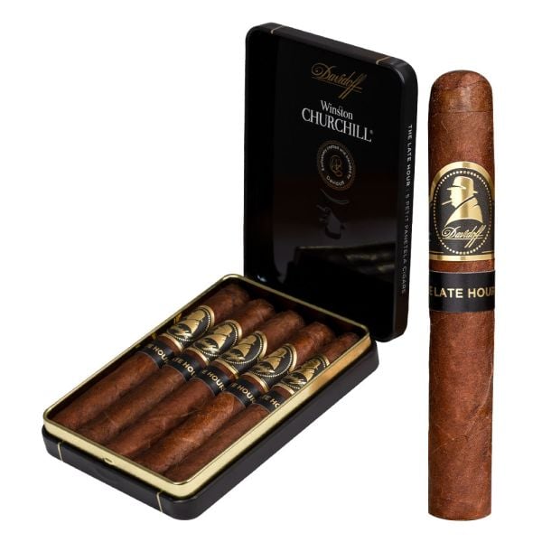 Davidoff Winston Churchill Late Hour Petit Panetela Tins